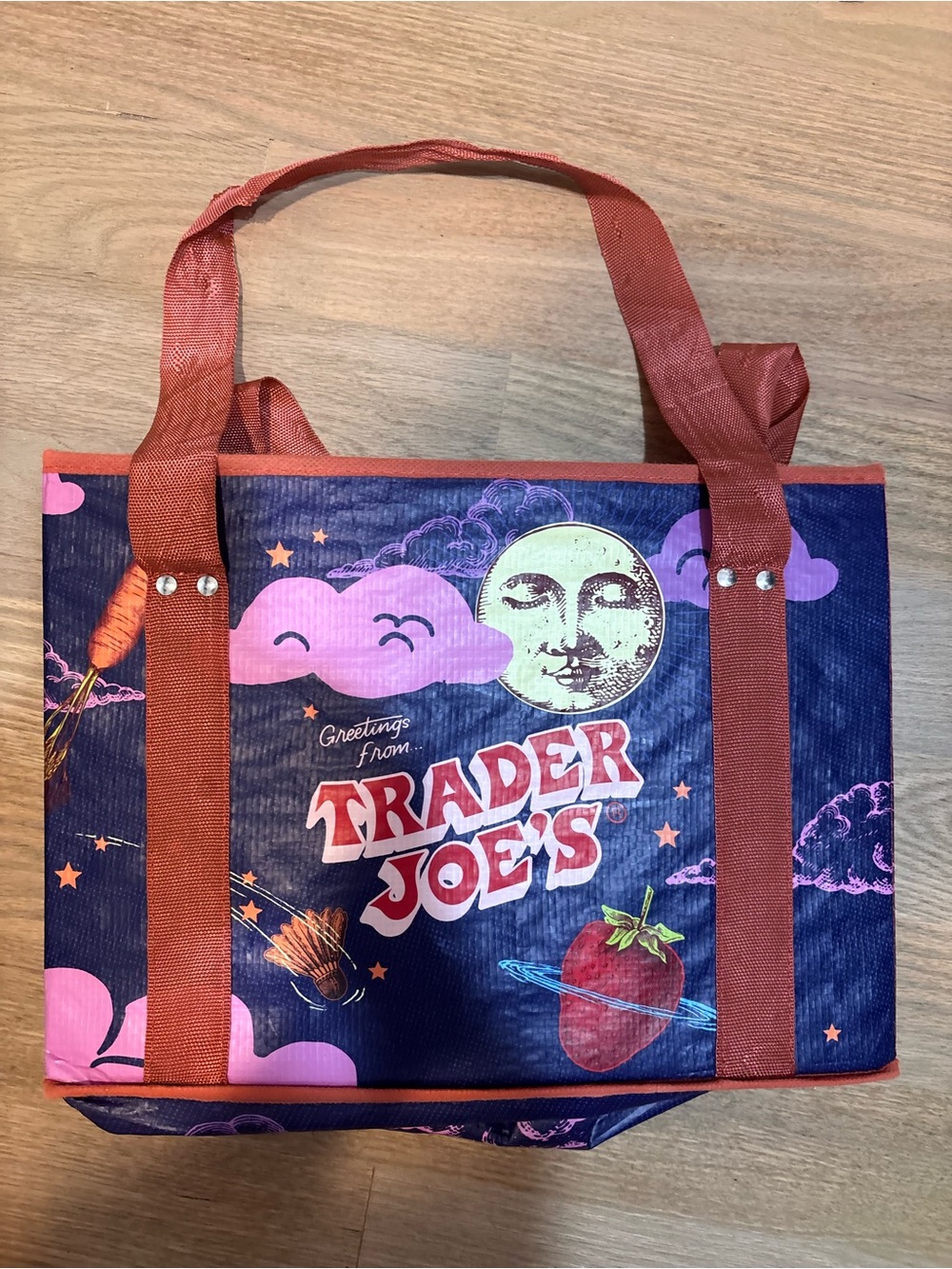 Trader Joe's Stand-up Collapsible Tote Bag- Limited Edition